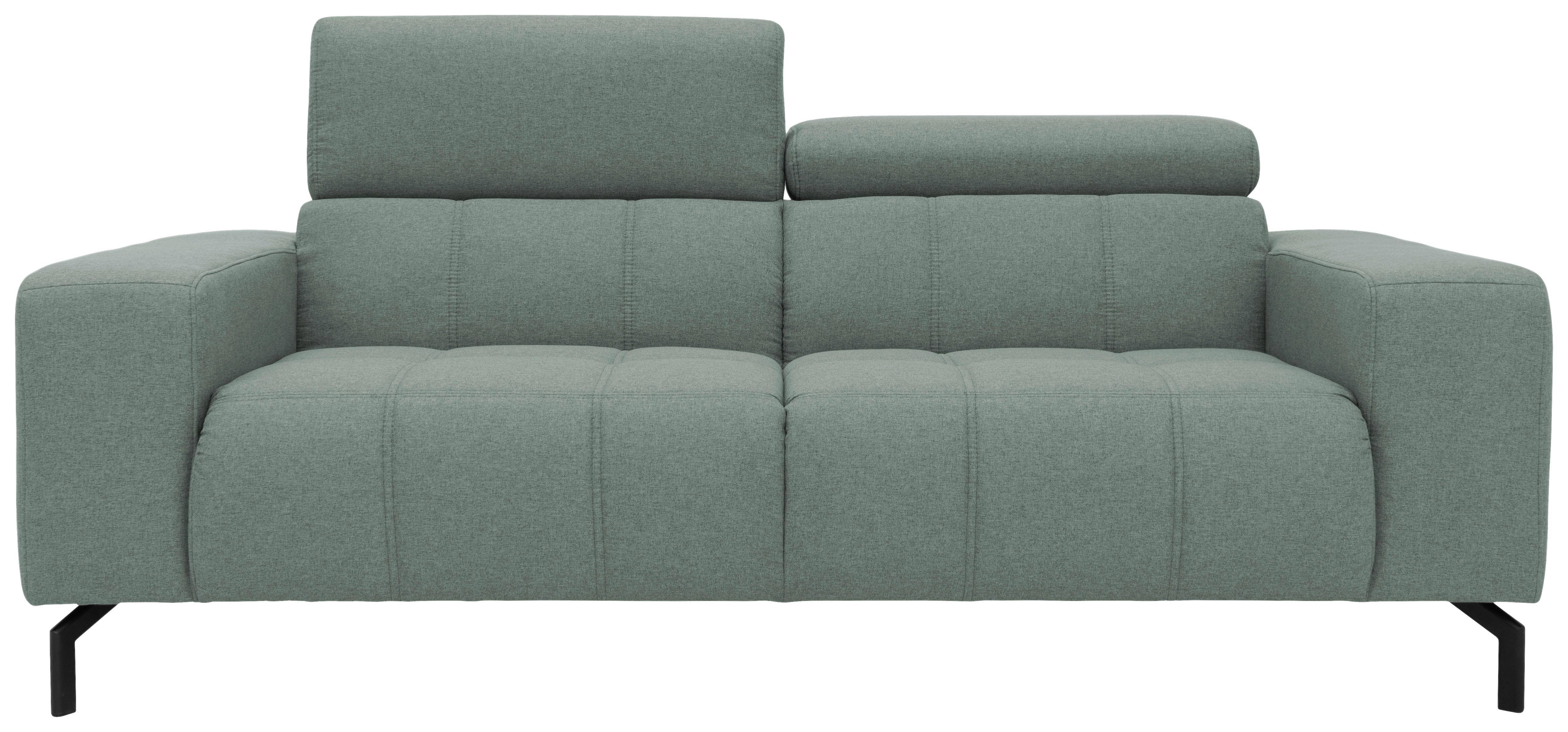 2-Sitzer-Sofa Kopfteil verstellbar Cunelli Türkis