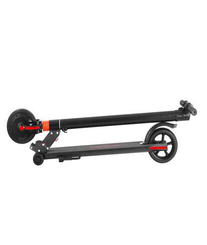 Elektroscooter Easy Rider - Schwarz, Basics, Metall (100/42/105cm)