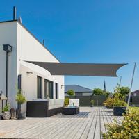 Sonnensegel Rechteck 2x3 M - Anthrazit, Basics (200/300cm)