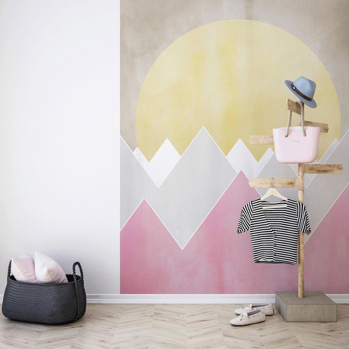 Vliestapete Sunrise Spring - Multicolor, Basics (200/250cm) - Komar