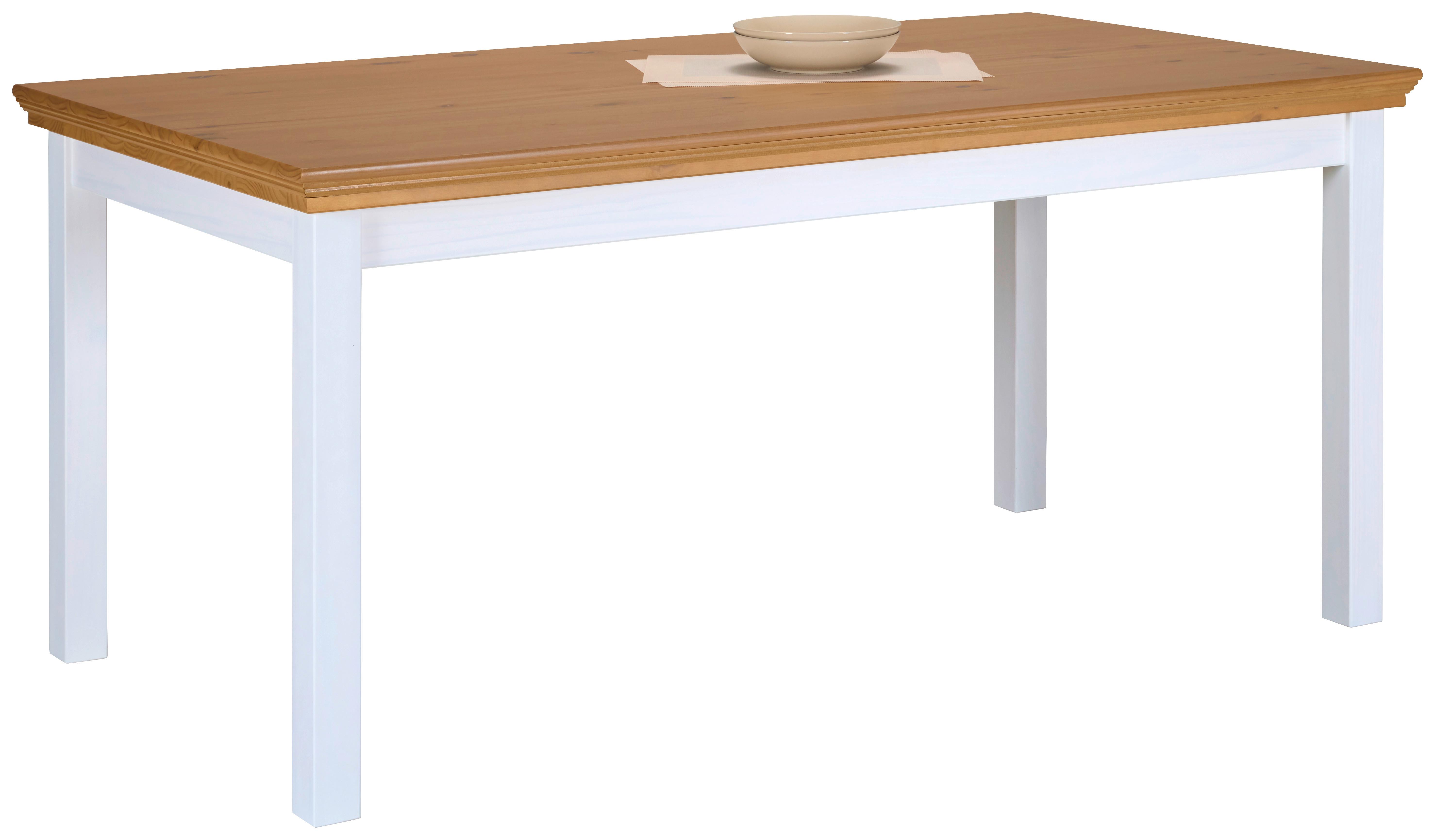 Esstisch Maluno 20909000 - Eichefarben/Weiß, KONVENTIONELL, Holz (166,4/76/90cm) - MID.YOU