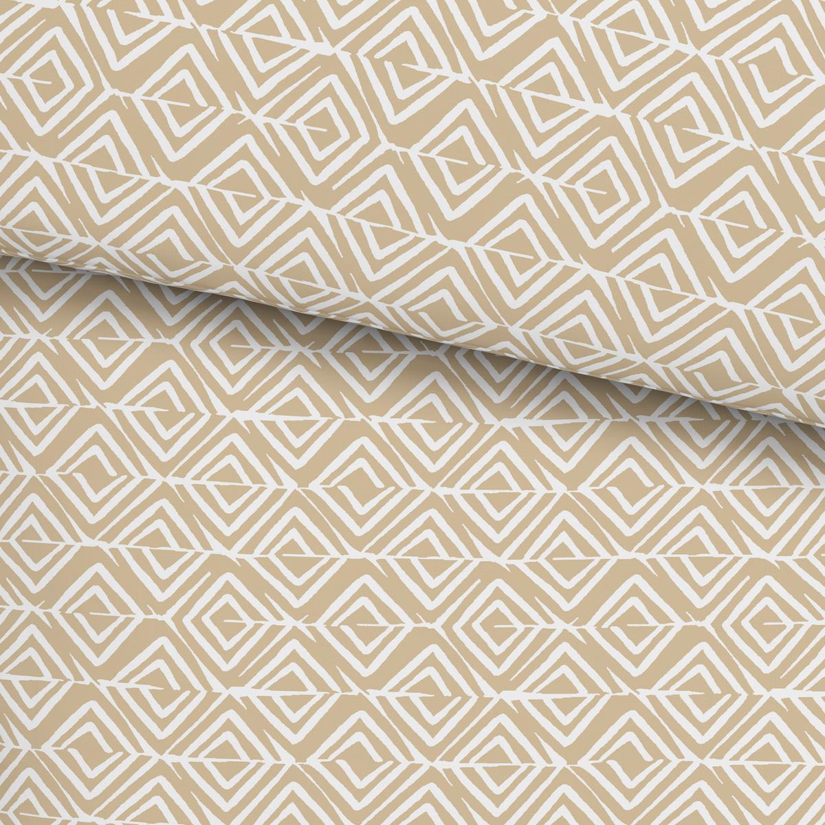 Baumwolle-Bettwäsche 140x200 cm Chrisi Beige - Beige, MODERN, Textil - Luca Bessoni