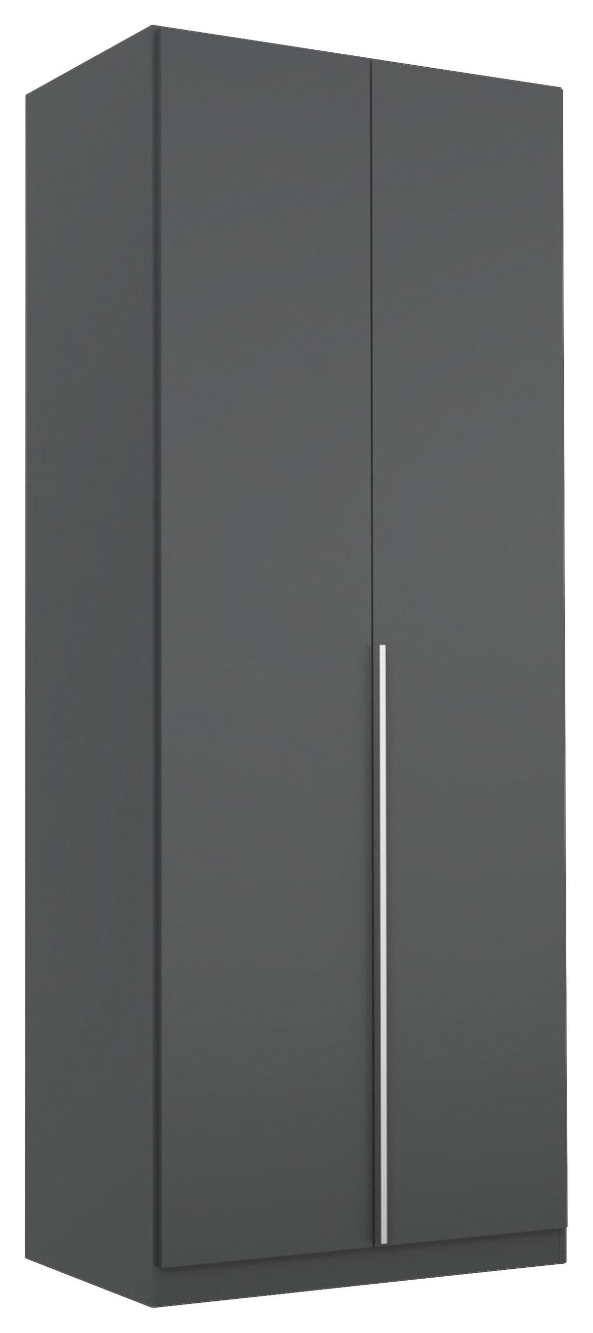 Drehtürenschrank B: 91 cm Alabama, Grau - Grau, MODERN, Holzwerkstoff (91/229/54cm) - Rauch Möbel