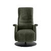 Relaxsessel Latina Olivgrün 360 Grad Drehbar, B: 72 Cm - Schwarz/Olivgrün, MODERN, Textil (72/118/85-165cm) - Livetastic