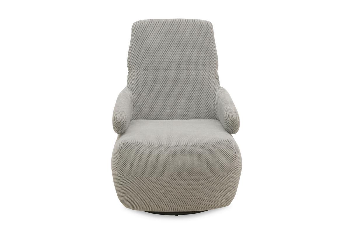 Sessel Hellgrau B: 68 cm - Hellgrau/Schwarz, Design, Textil (68/67/88cm) - MID.YOU