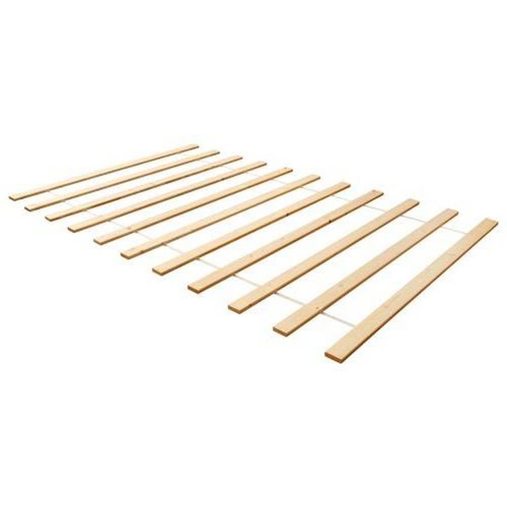 Rollrost 140x200 cm Kiefernholz 15 Leisten