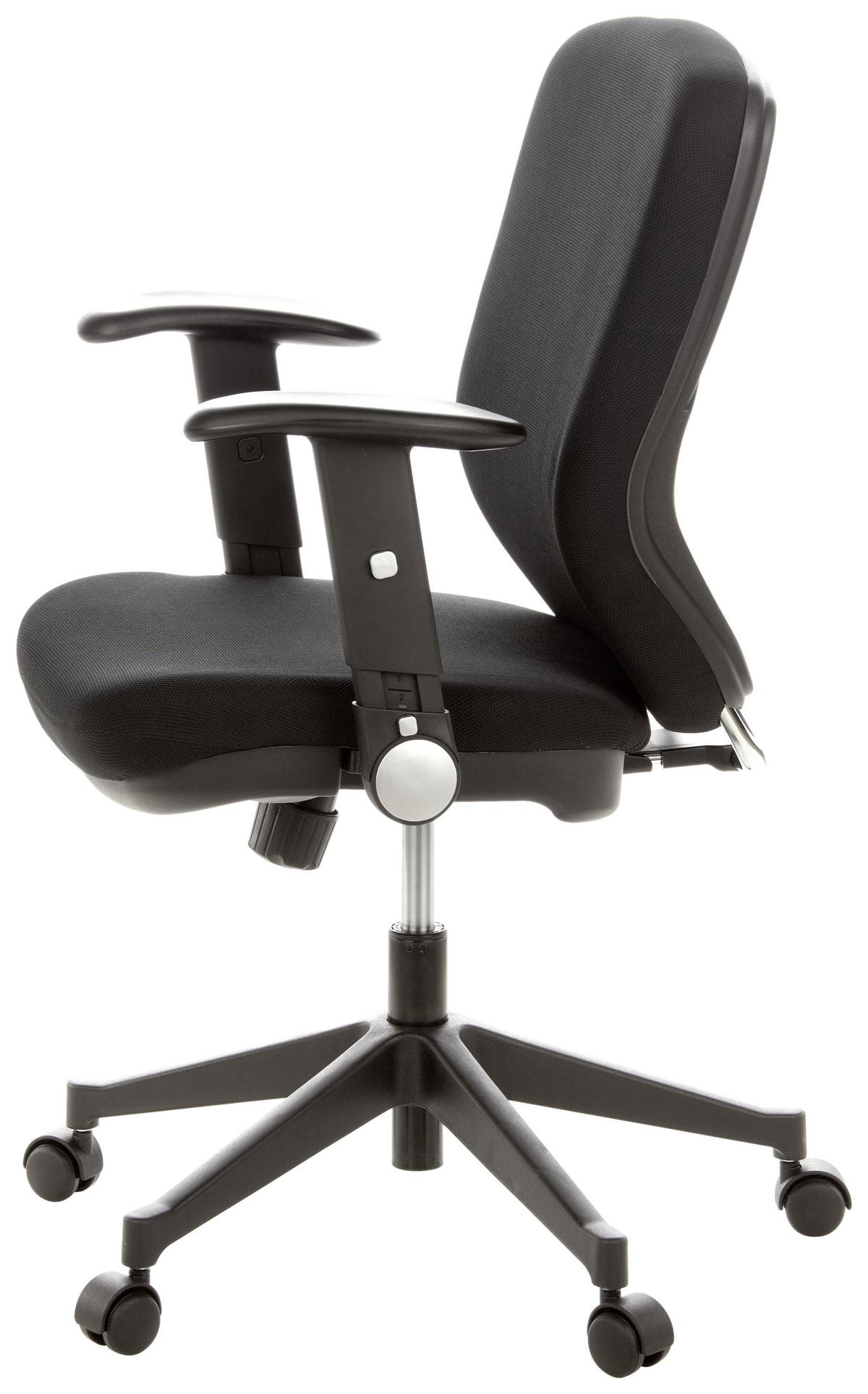 Drehstuhl Traffic 20 Schwarz - Schwarz, MODERN, Kunststoff/Textil (58/103/48cm) - MID.YOU