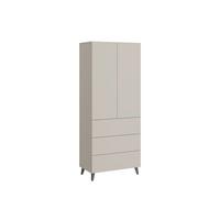 Highboard Phuket kaschmir B: 70cm - Kaschmir/Schwarz, Design, Holzwerkstoff (70/170/39cm) - P & B