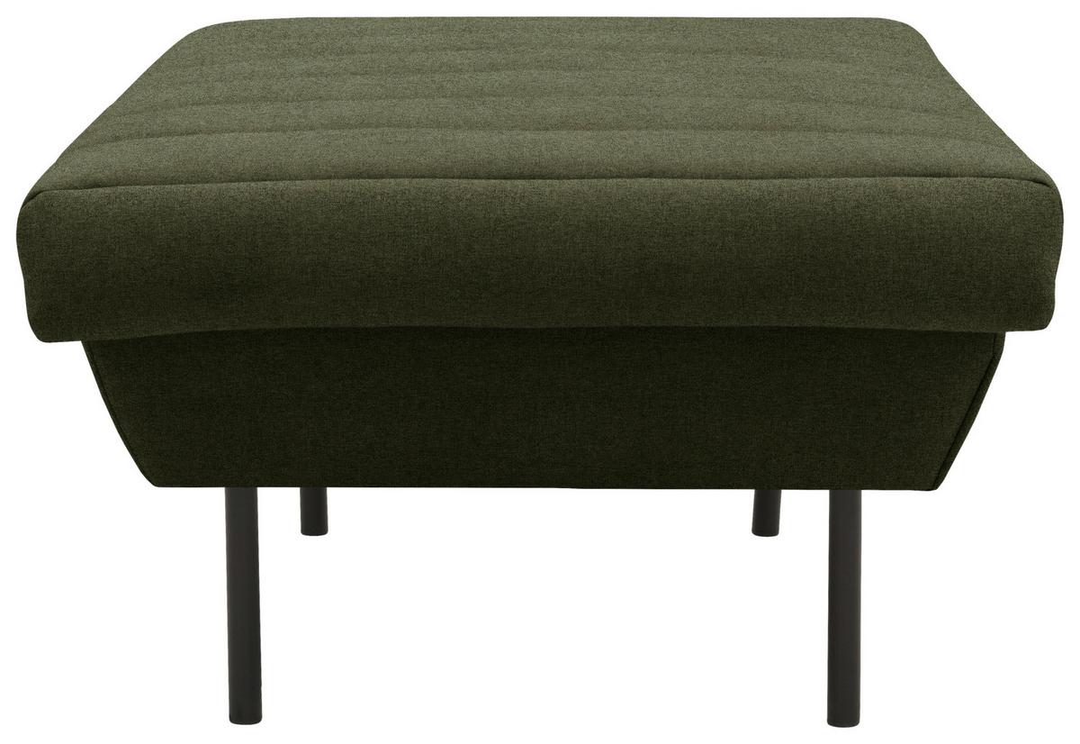 Hocker Looks Ix - Schwarz/Grün, Design, Textil (70/45/70cm) - LOOKS by W.Joop