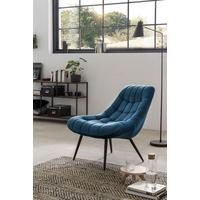Xxl-sessel Blau, Schwarz B: 76 Cm - Blau/Schwarz, MODERN, Textil (76/85,6/85,6cm) - Livetastic