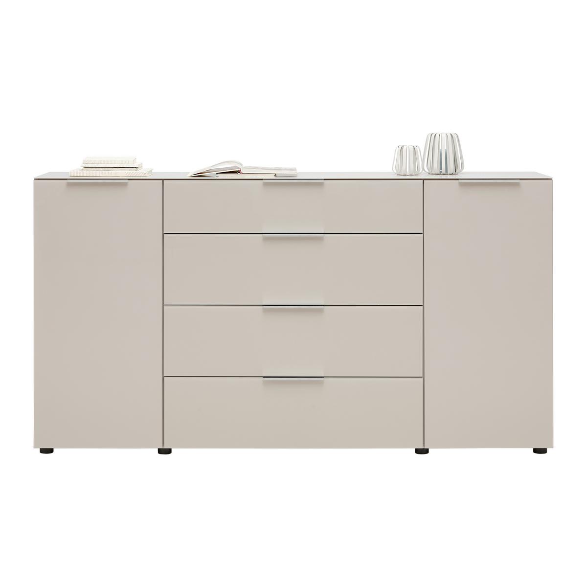 Sideboard Siena Kaschmirfarben - černá/kašmírová, Moderní, kov/kompozitní dřevo (180/99/40cm) - Mömax