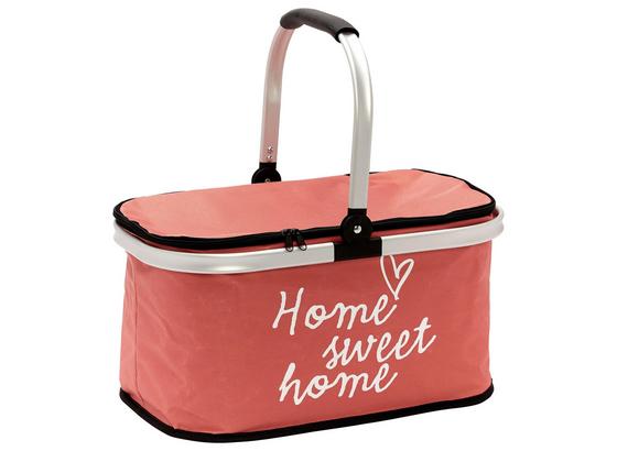 Einkaufskorb Finja - Hellrosa/Altrosa, Kunststoff/Metall (48/27/27cm) - Homezone Einkaufskorb Finja - Hellrosa/Altrosa, Kunststoff/Metall (48/27/27cm) - Homezone