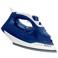 Dampfbügeleisen Fv2838 Blau/ Weiß 2400 W Sprayeinrichtung - Blau/Weiß, Basics, Keramik/Kunststoff (30/13/15cm) - Tefal