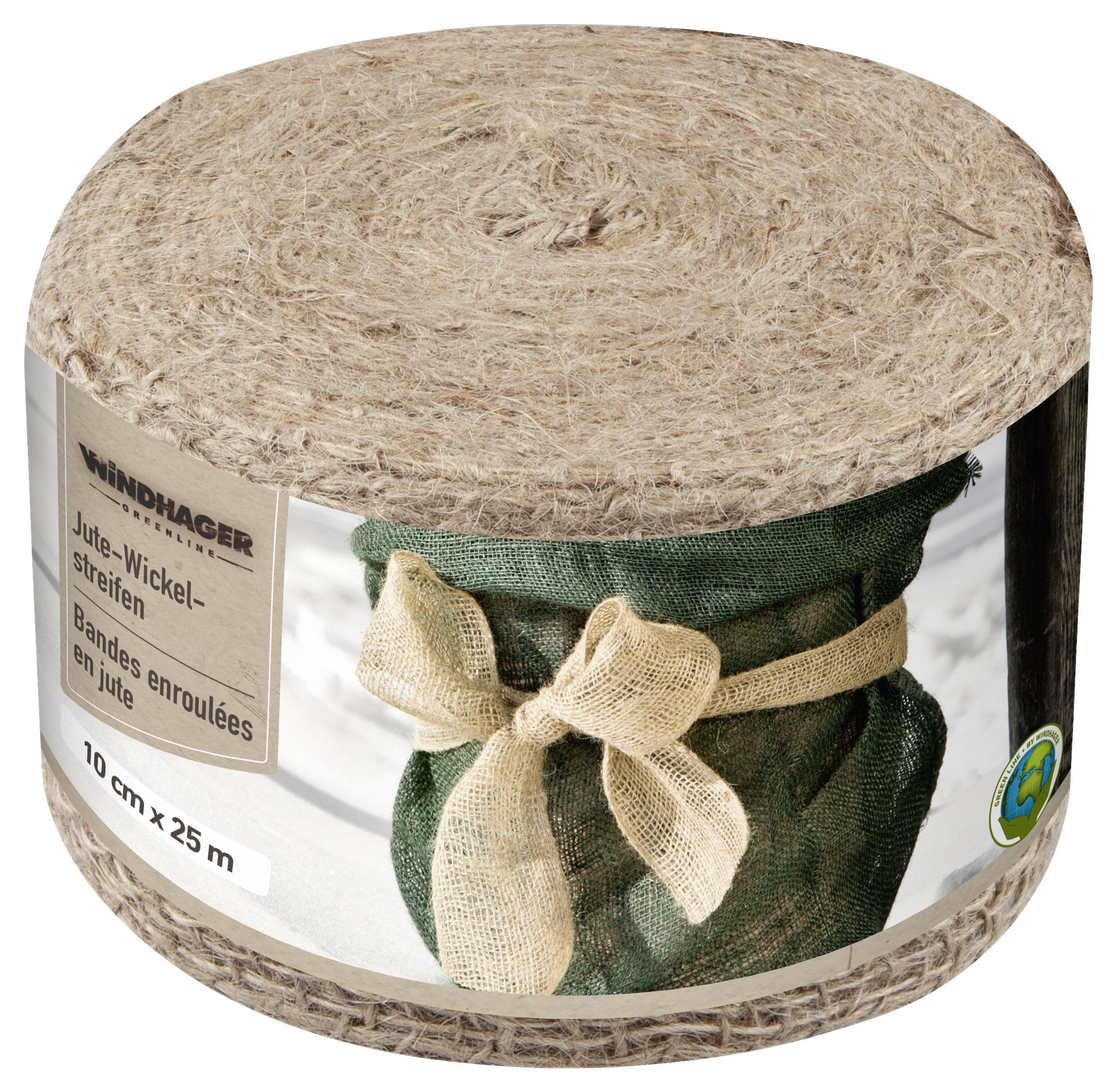 Dekoband Jute 10cm X 25m Naturfarben - Naturfarben, Basics, Naturmaterialien (10/250cm)