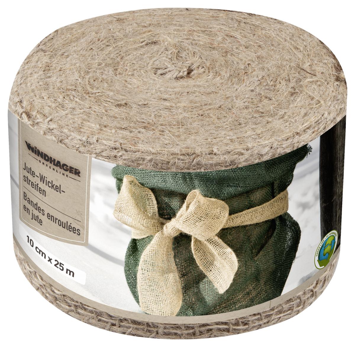 Dekoband Jute 10cm X 25m Naturfarben - Naturfarben, Basics, Naturmaterialien (10/250cm)