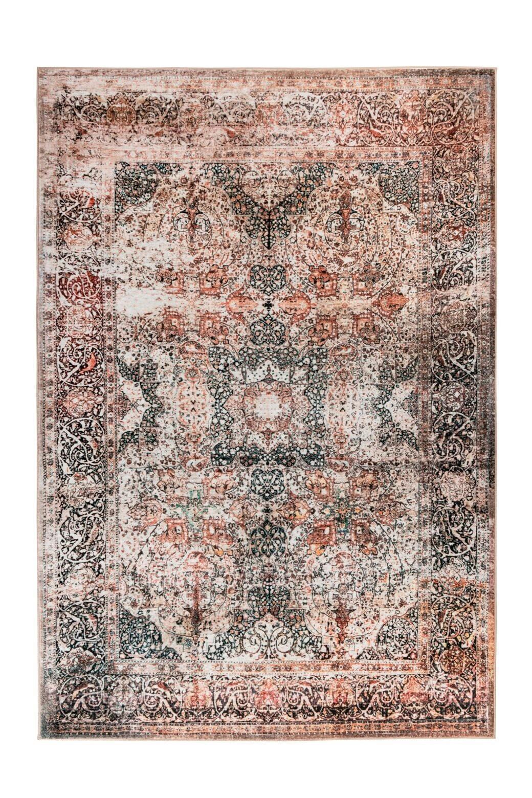 Flachwebteppich Beige Saphira 160 cm - Beige, KONVENTIONELL, Textil (160qm) - Kayoom