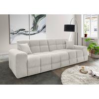 Viersitzer-Sofa Bosco, Weiß B: 300 cm - Schwarz/Weiß, MODERN, Textil (300/87/120cm) - Livetastic