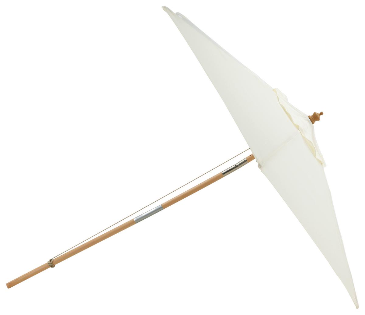 Sonnenschirm Corypho - Weiß, KONVENTIONELL (250/232cm) - Gardenson