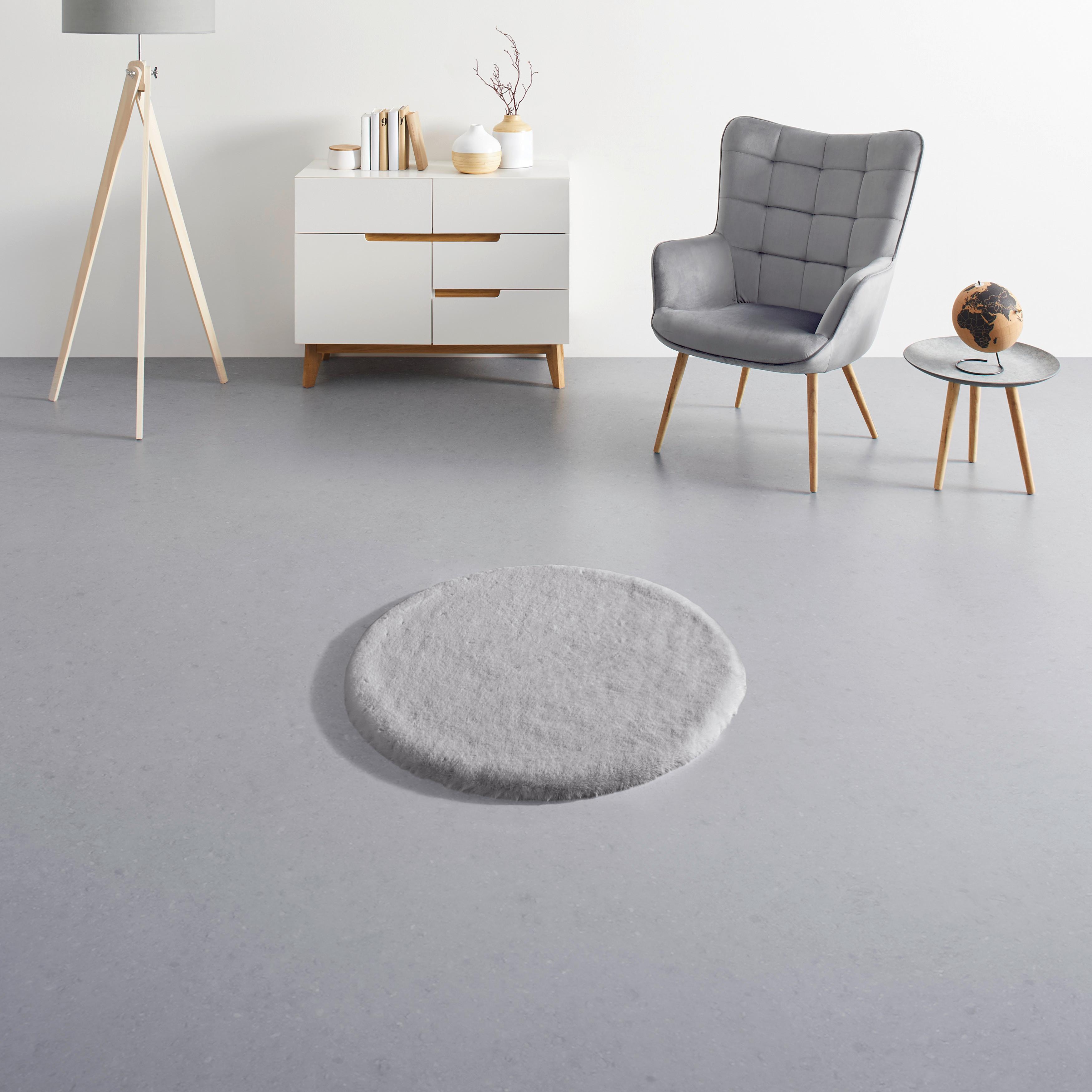 UMĚLÁ KOŽEŠINA Nico 3, P: 80cm, šedá - šedá, Konvenční, kožešina (80cm) - Mömax