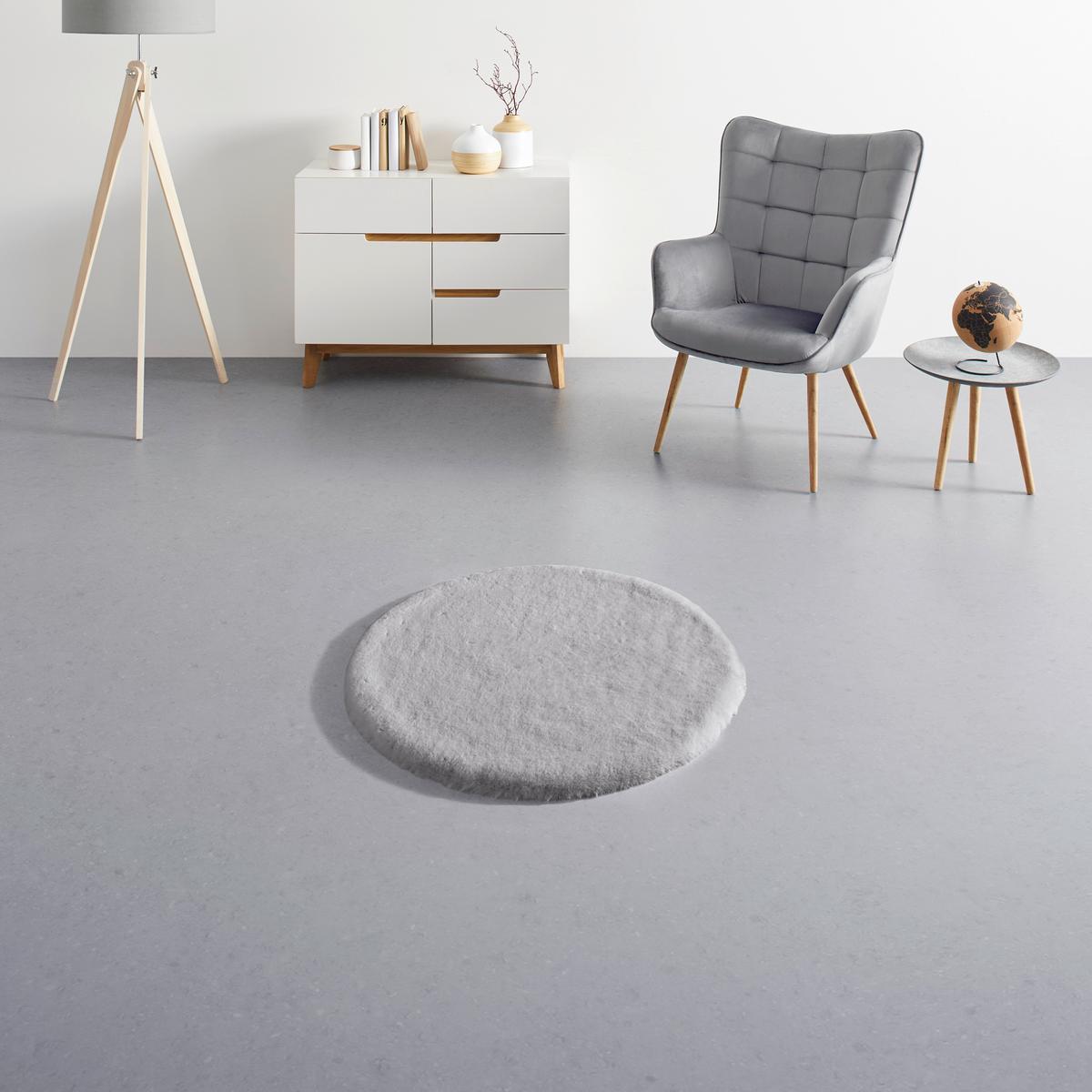 UMĚLÁ KOŽEŠINA Nico 3, P: 80cm, šedá - šedá, Konvenční, kožešina (80cm) - Mömax
