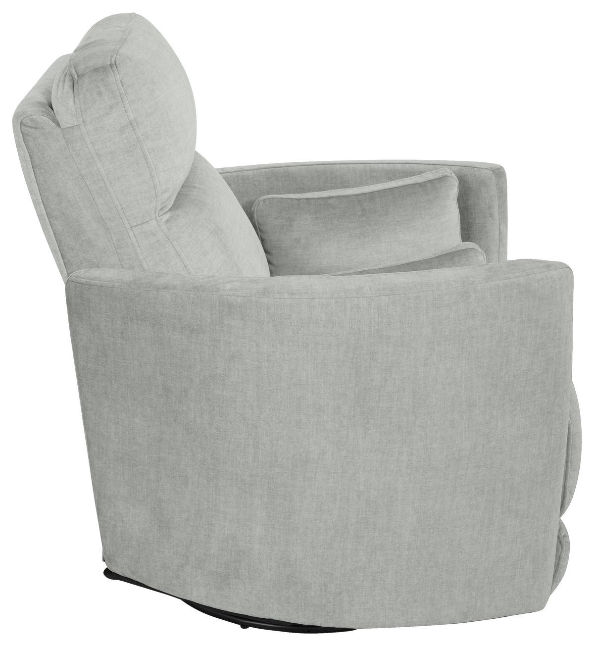 Fernsehsessel Swive Grau B: 91,4 Cm - Schwarz/Grau, MODERN, Textil (91,4/101,6/96,5cm) - Livetastic