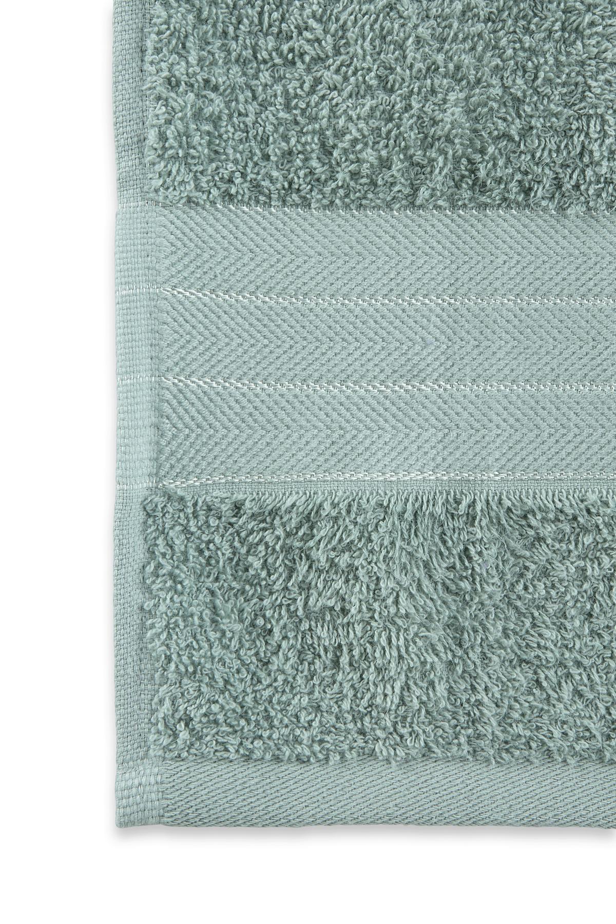 Duschtuchset Sage Hellgrün 70x140 cm - Basics, Textil (70/140cm)