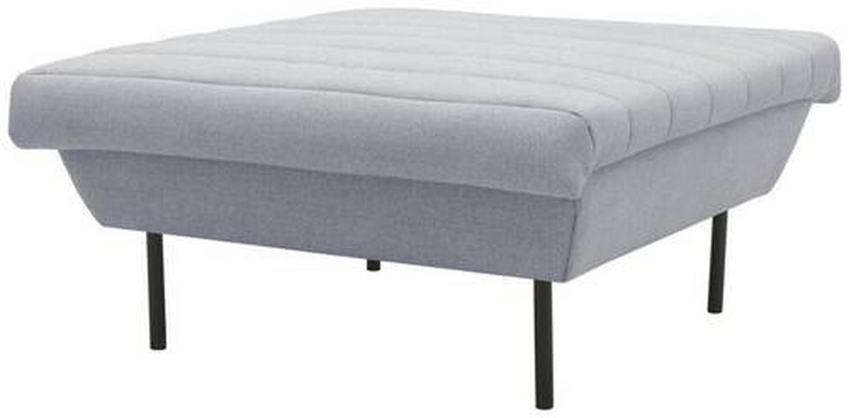 Hocker Looks Ix - Schwarz/Grau, Design, Textil (90/45/105cm) - LOOKS by W.Joop