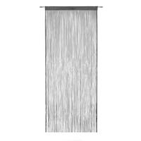 PROVÁZKOVÝ ZÁVĚS String Uni, 90/250cm - antracitová, textil (90/250cm) - Premium Living