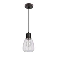 Pendelleuchte 31-35066 Moldo - Transparent/Schwarz, KONVENTIONELL, Metall (12/12/120cm)