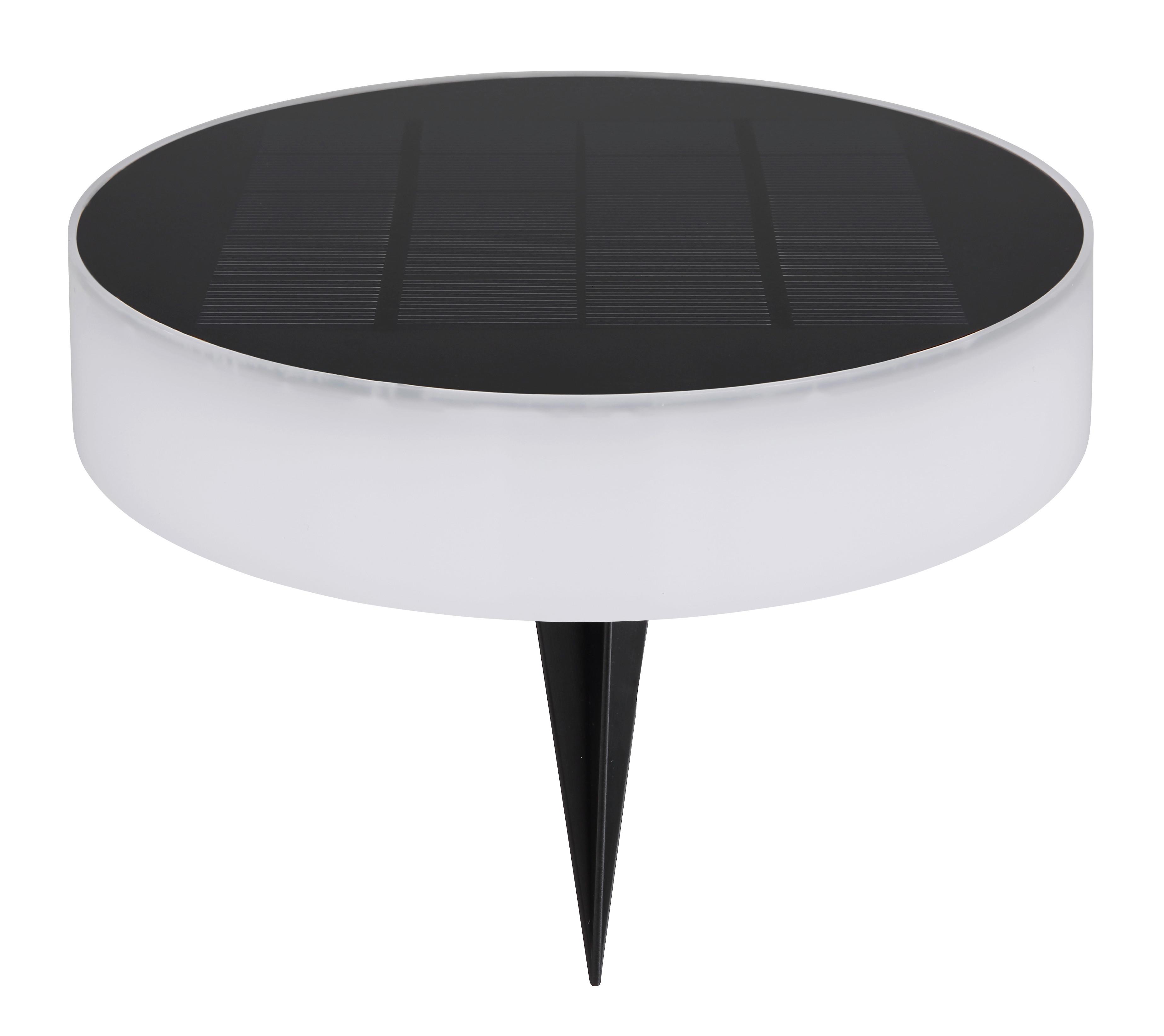 Solarleuchte 36417 - Opal/Schwarz, Design, Kunststoff (15,3/56,1cm) - Globo