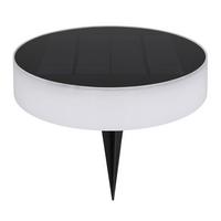 Solarleuchte 36417 - Opal/Schwarz, Design, Kunststoff (15,3/56,1cm) - Globo