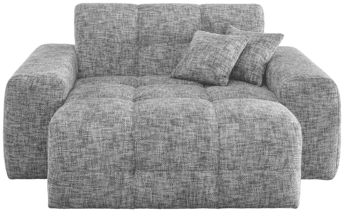 XXL-Sessel Bosco, Silberfarben B: 181 cm - Silberfarben, MODERN, Textil (181/87/155cm) - Livetastic