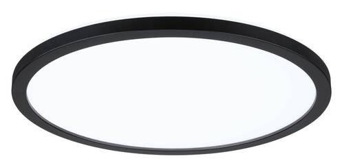 LED-Paneel Ø 29,3 cm Rund - Schwarz, Basics, Kunststoff (29,3/2,8cm) - Paulmann