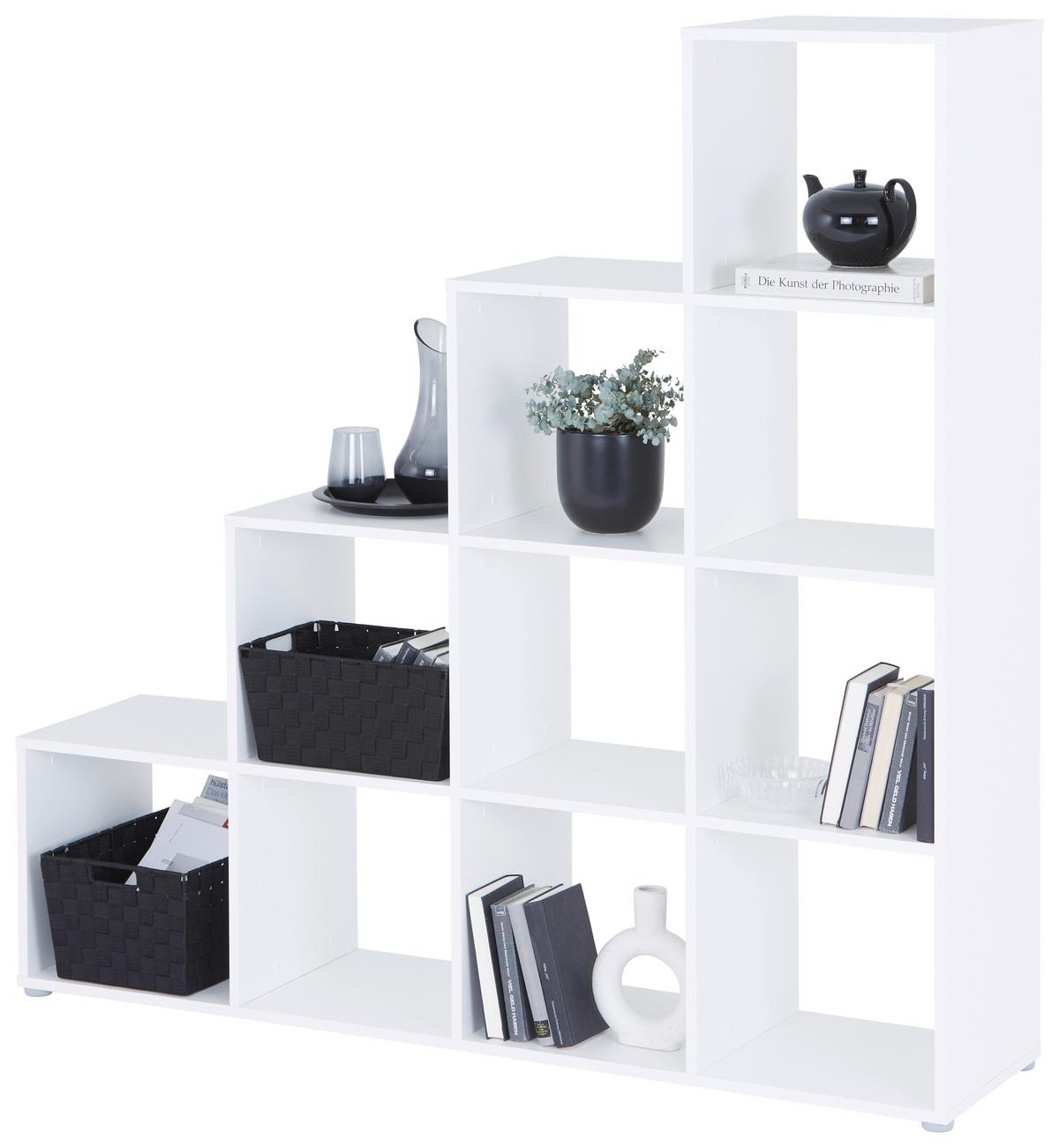 Raumteiler Pisa B: 149 Cm Weiß - Weiß, MODERN, Holzwerkstoff (149/148/35cm)