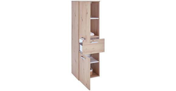 Hochschrank Fresh B: 40 cm, Eiche Artisan - Eiche Artisan, KONVENTIONELL, Holzwerkstoff (40/147/38,5cm) - Ondega