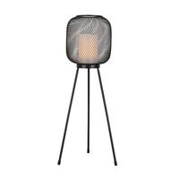 Stolní svítidlo Upu, P/V:23/58cm, černá - bílá/černá, Romantický / Rustikální, kov/plast (23/58cm) - Modern Living