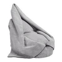 Sedací vak CAPRI světlá šedá - světle šedá, Moderní, textil (45/50/80cm)