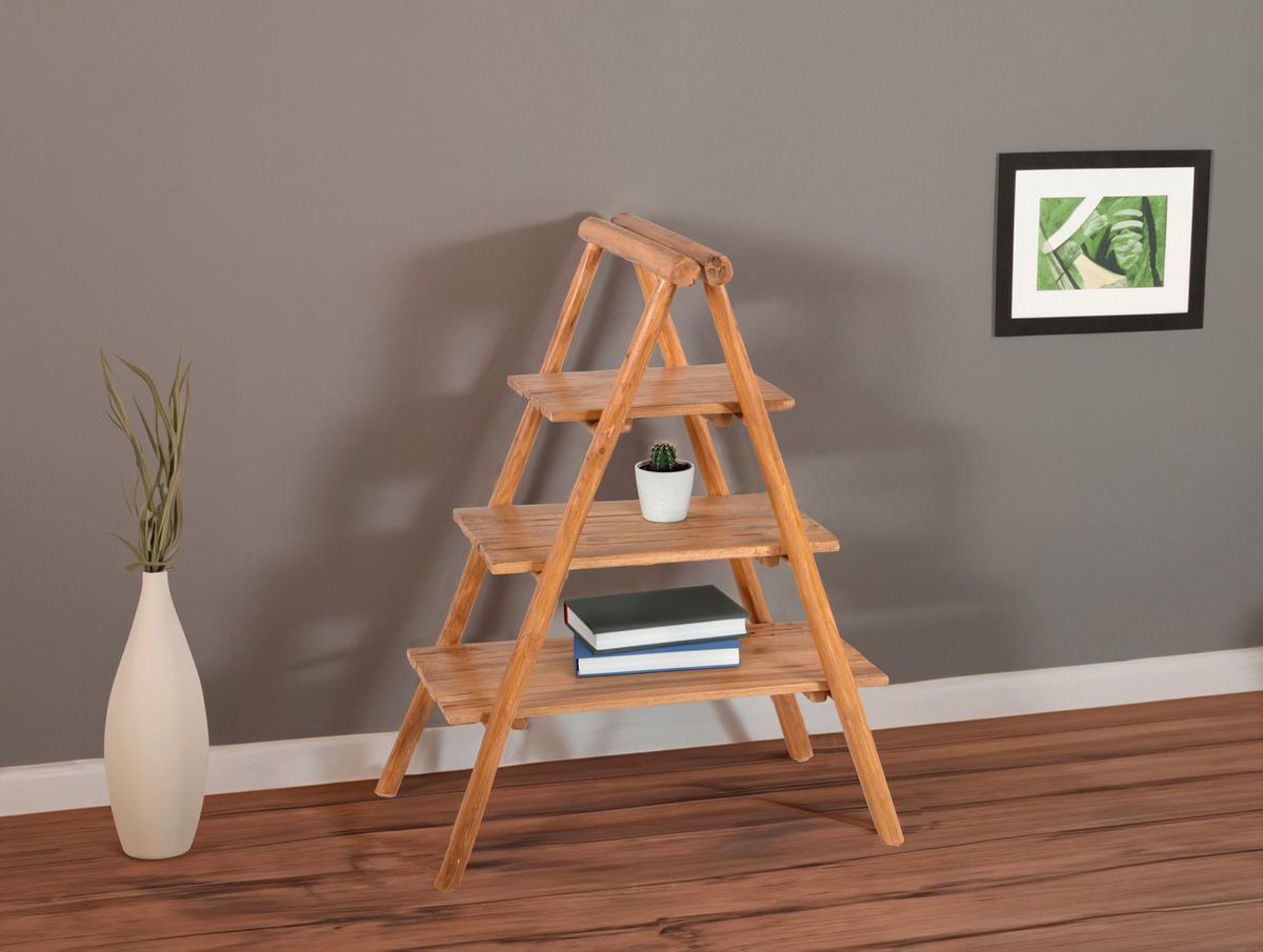 Gartenregal Floris - Braun, Basics, Holz (50/103/75cm) - Gardenson