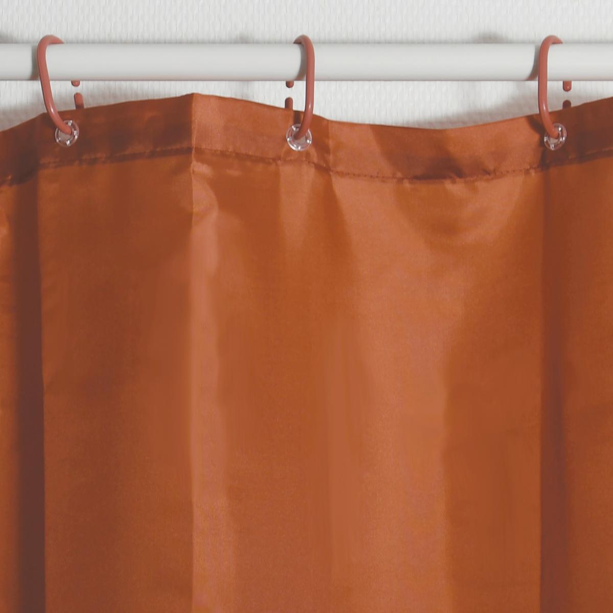 DUSCHVORHANG Terrakotta 180x200 cm - Terracotta, Basics, Textil (180/200cm) - MSV