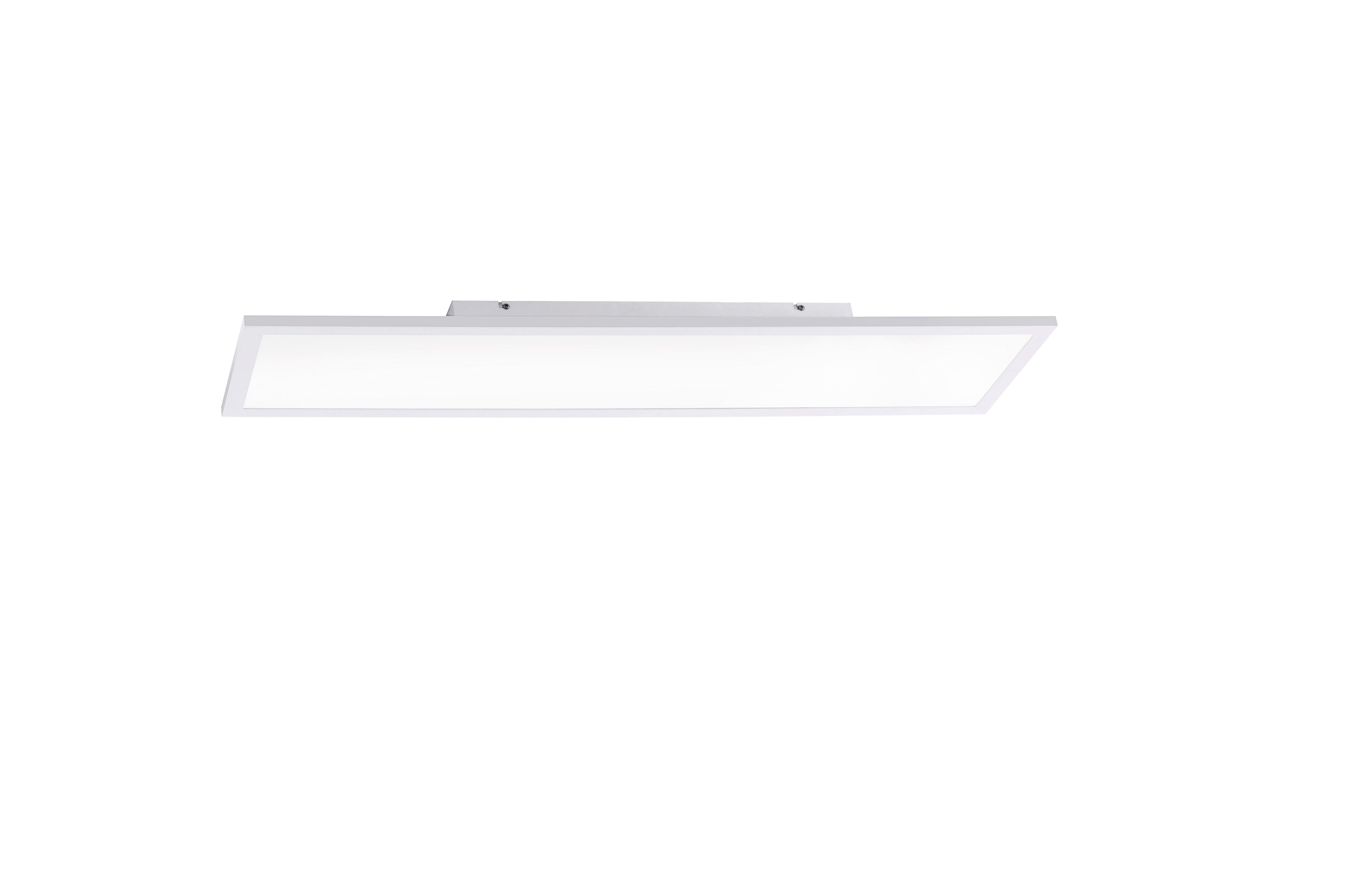 LED-Deckenleuchte 14682-16 Lolasmart-Flat - Weiß, Design, Kunststoff/Metall (100/25/5,6cm)