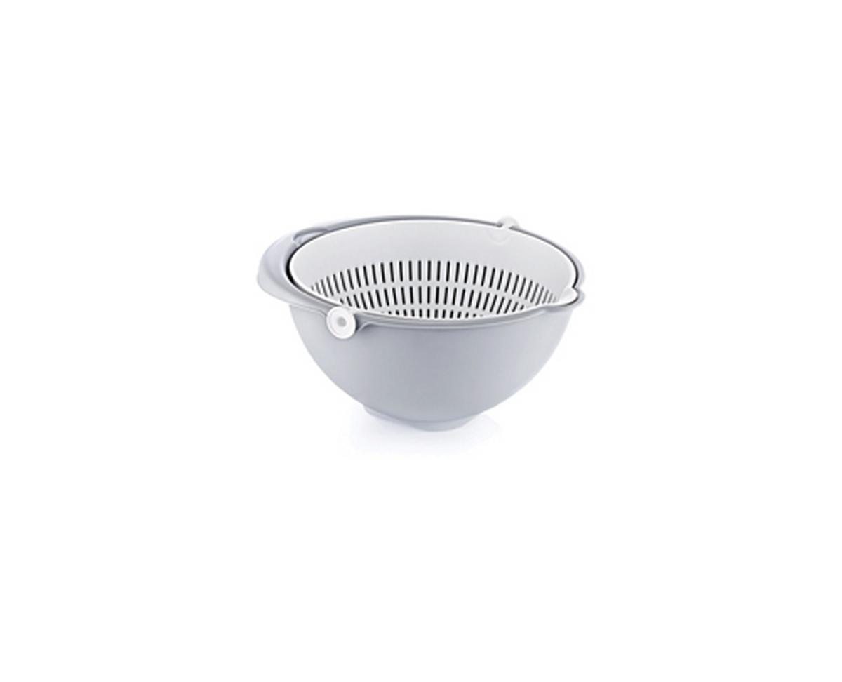 Konyhai Szűrő Canay - fehér/szürke, Modern, műanyag (27/12,9cm) - Luca Bessoni