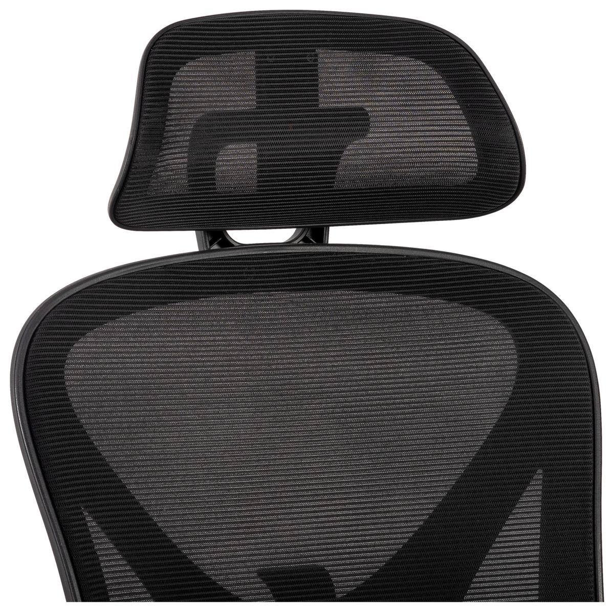 Chefsessel Jimmy Schwarz B: 63 cm - Schwarz, Trend, Kunststoff/Textil (63/116/65cm)
