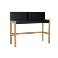 Schreibtisch Naturfarben, Schwarz L: 120cm - Schwarz/Naturfarben, Design, Holz/Holzwerkstoff (120/45/101cm) - Livetastic