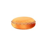 Pouf Taj Mahal DxH: 65x25 cm Samt Bronze mit Reißverschluss - Bronzefarben, LIFESTYLE, Textil (65/25/65cm) - Kayoom