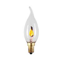 LED ŽIAROVKA C82228MM - priehľadné/mosadzná, Konventionell, kov/sklo (3,5/12,5cm) - Mömax