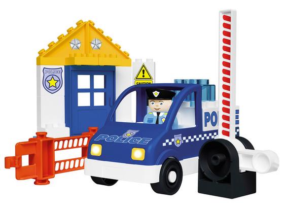 Bausteine Unico Plus Polizeiwagen - Blau/Weiß, Kunststoff - Unico Plus Bausteine Unico Plus Polizeiwagen - Blau/Weiß, Kunststoff - Unico Plus