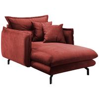 Xxl-sessel Lava Koralle B: 111 Cm - Koralle/Schwarz, MODERN, Textil (111/101/167cm) - Livetastic
