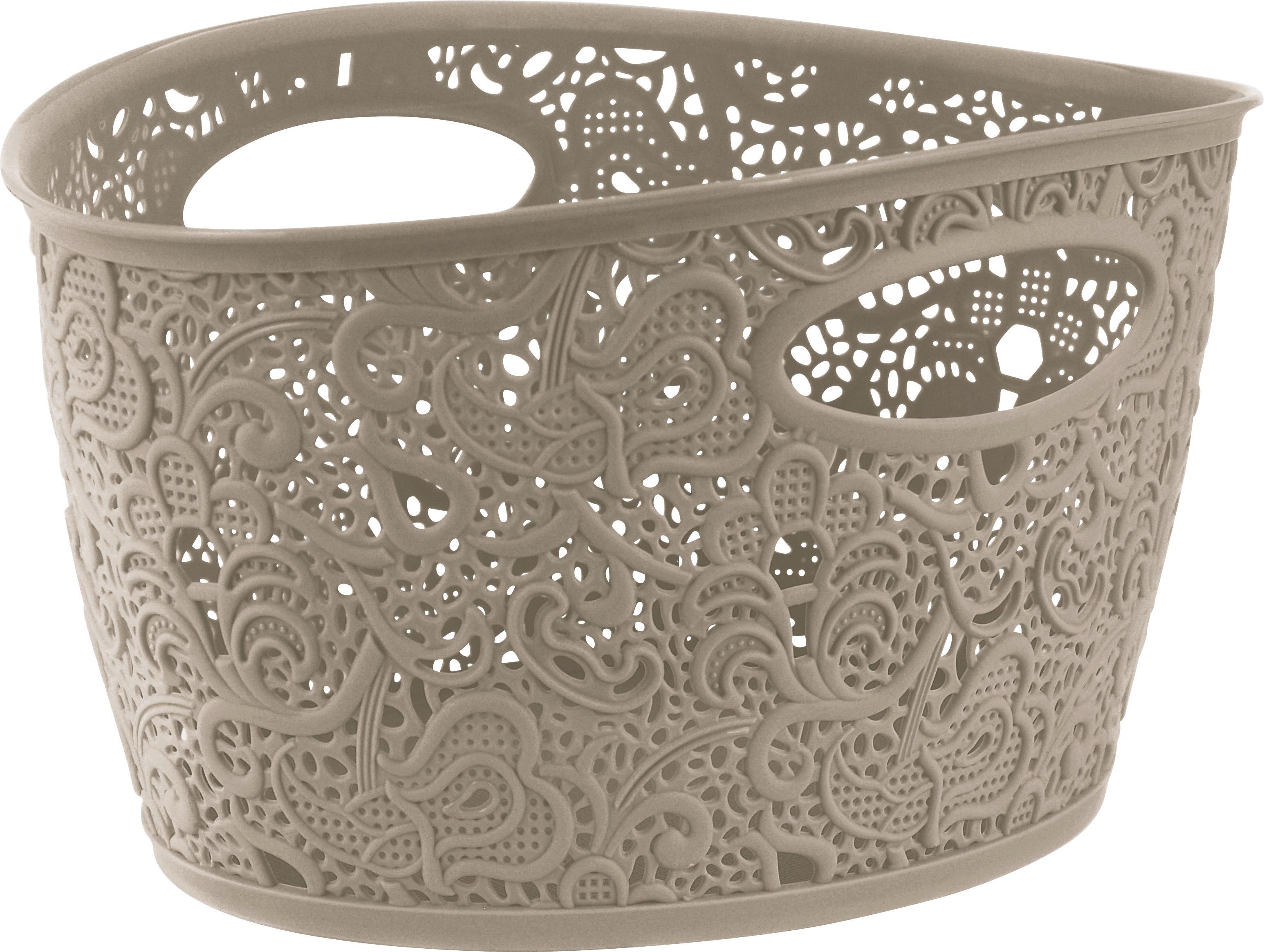 Kosár Victoria - bézs, műanyag (21/16/29cm) - Curver