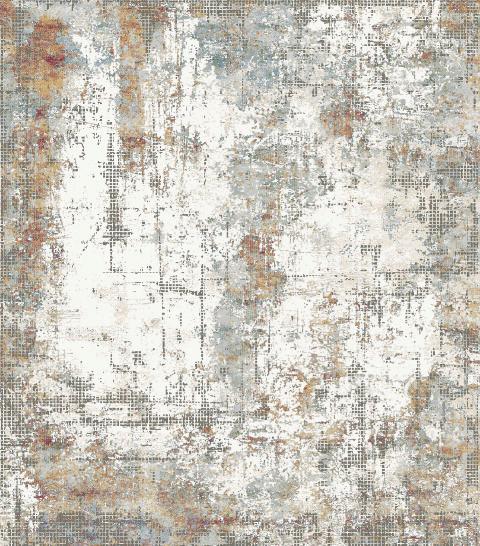 Webteppich 100% Polyester - Creme/Hellgrau, ROMANTIK / LANDHAUS, Textil (160/230cm) - James Wood