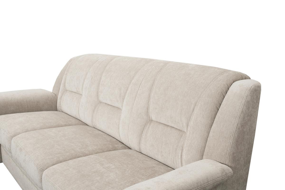 3-SITZER-SOFA Rafael, Creme B: 209 cm - Beige/Creme, Trend, Textil (209cm)